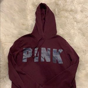 VS PINK Burgundy Sweatshirt